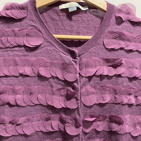 Boden Layer Fairy Preppy Valentines Minimalist Wool Cardigan Sweater 6/8 - Picture 3 of 8
